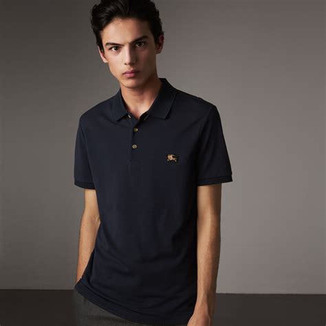 burberry navy polo shirt|Burberry polo shirts men's outlet.